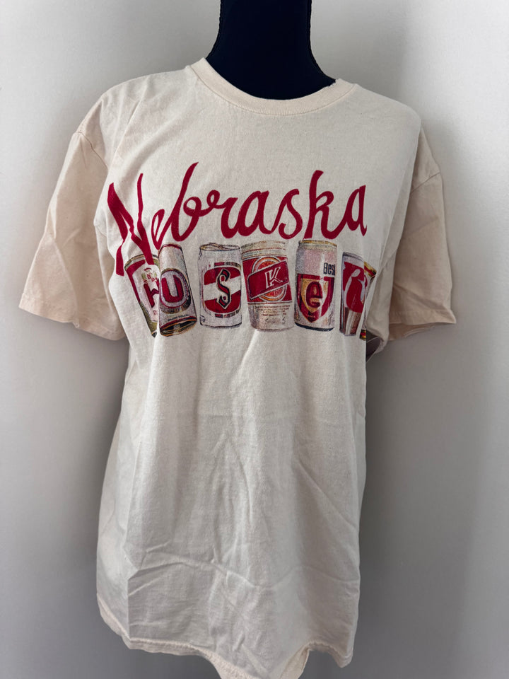 Nebraska Beer Cans tee