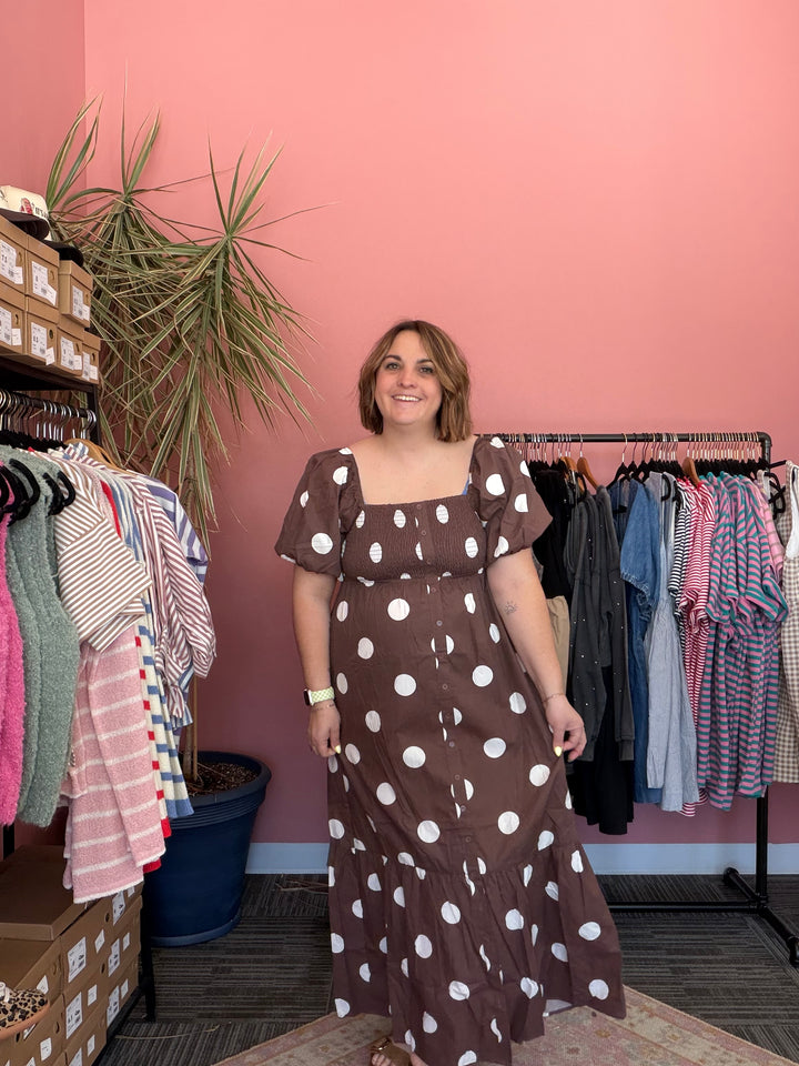 Choco Dot Dress
