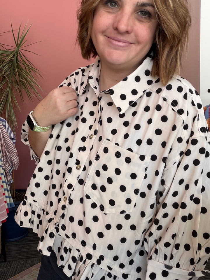 Tatum Polka Dot top