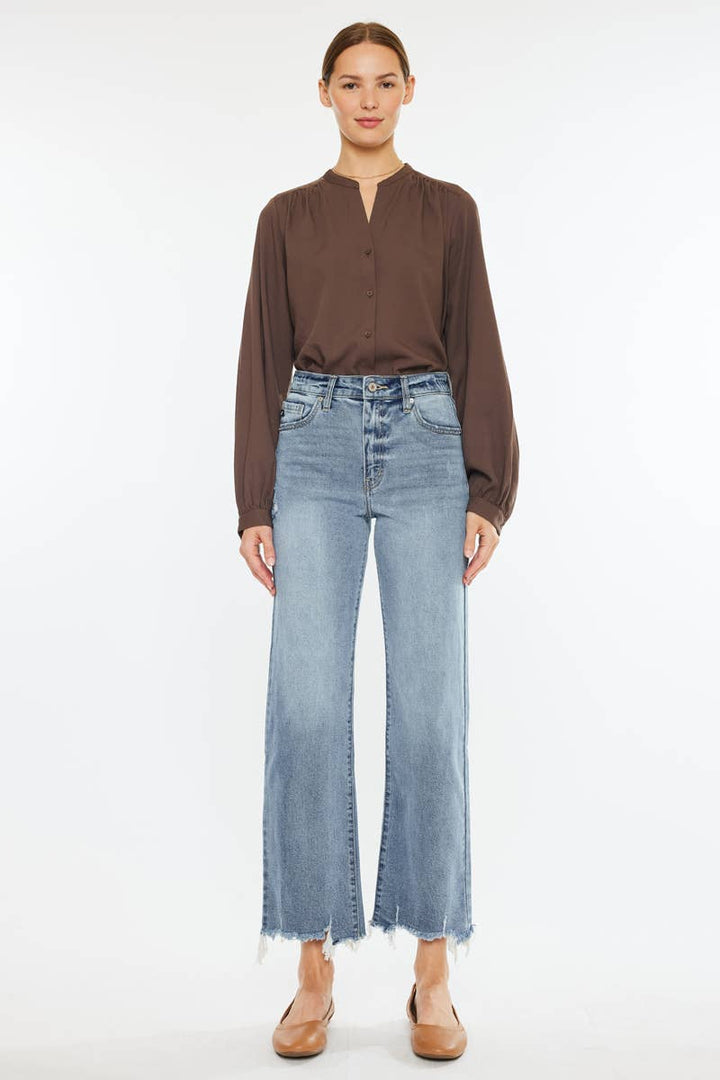 Kendall High Rise Slim Wide Leg