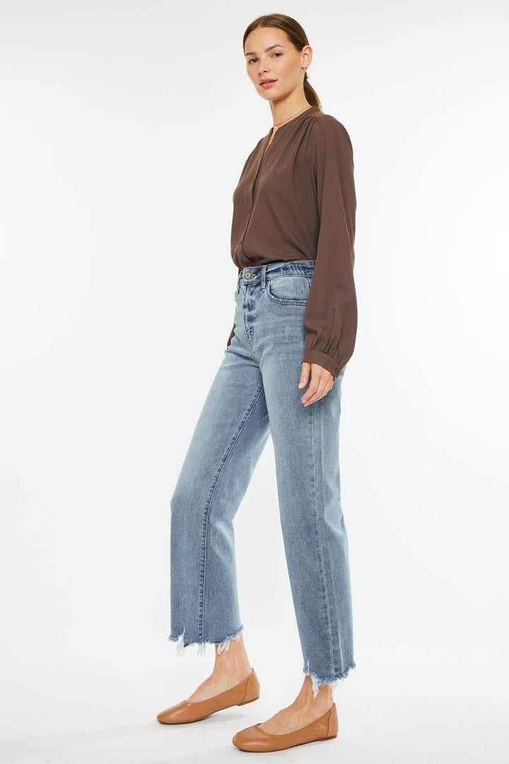 Kendall High Rise Slim Wide Leg