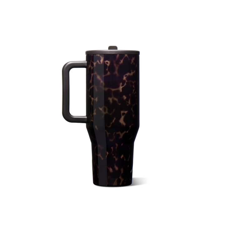 Mocha Tortoise HydroJug 32oz Traveler Tumbler