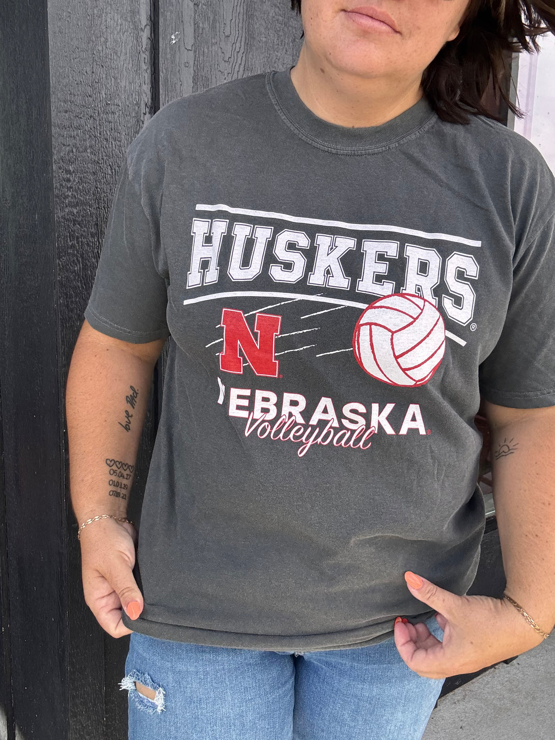 Nebraska Corn Huskers Volleyball tee