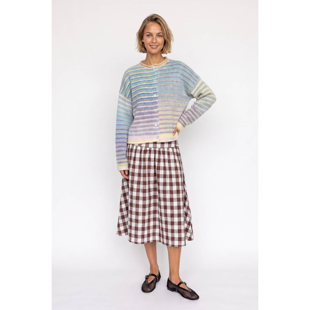 Judy Multi color button up cardigan