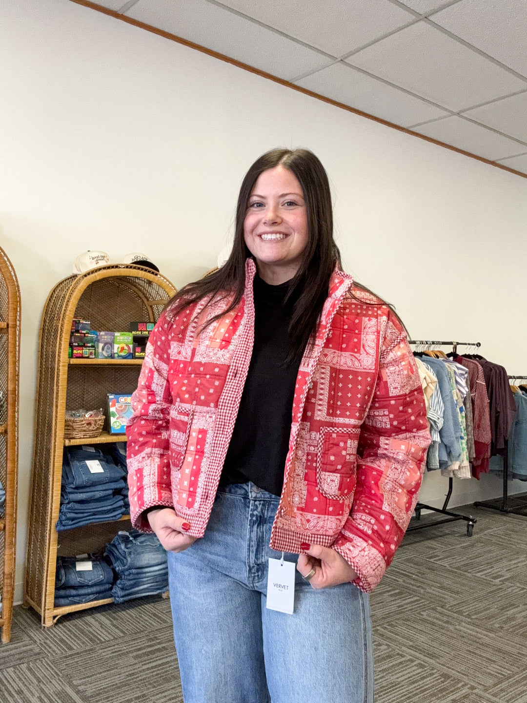 Bandana quilt jacket