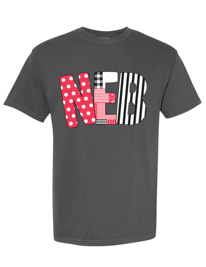 NEB Pattern Tee|Nebraska Pattern