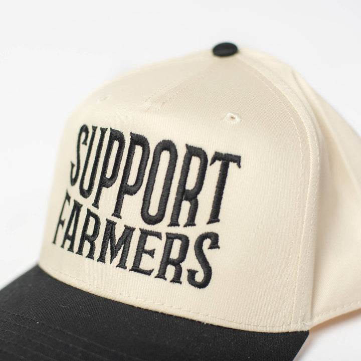 'Support Farmers' Embroidered Trucker Hat
