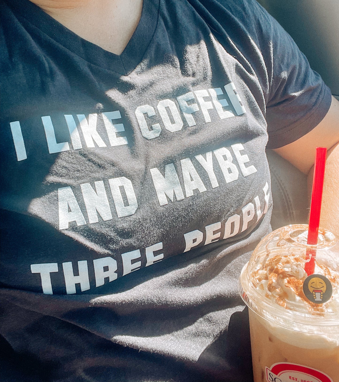 I Like Coffee And Maybe Three People Shirt