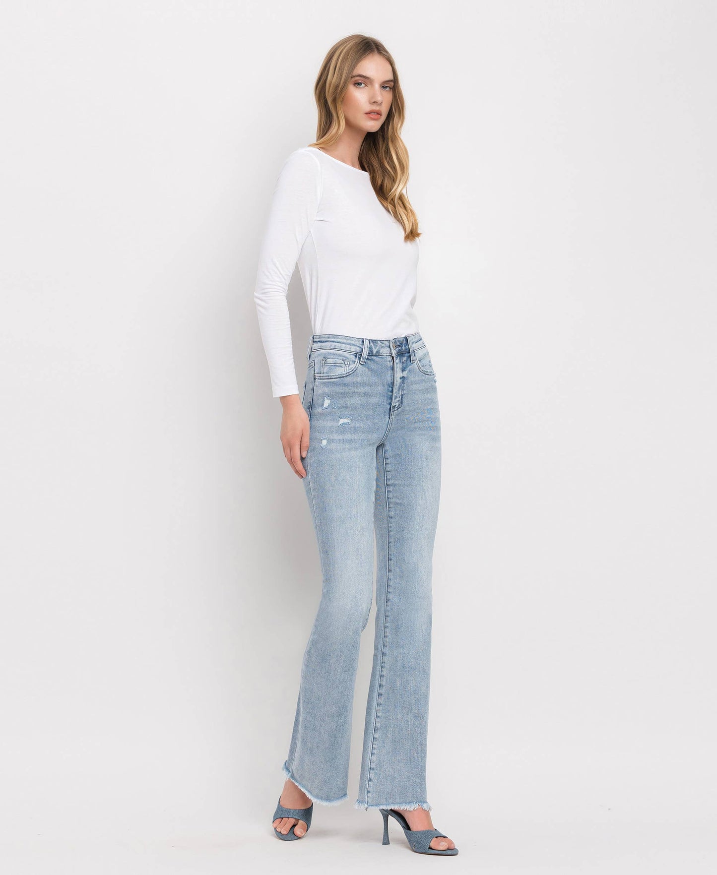 CLAIRE HIGH RISE CLASSIC FLARE JEANS