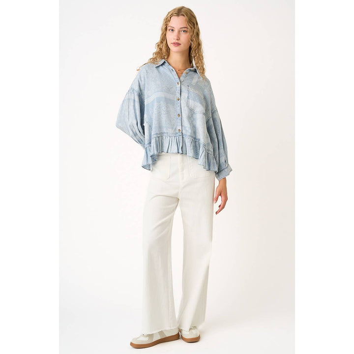 Paisley Anne Chambray top