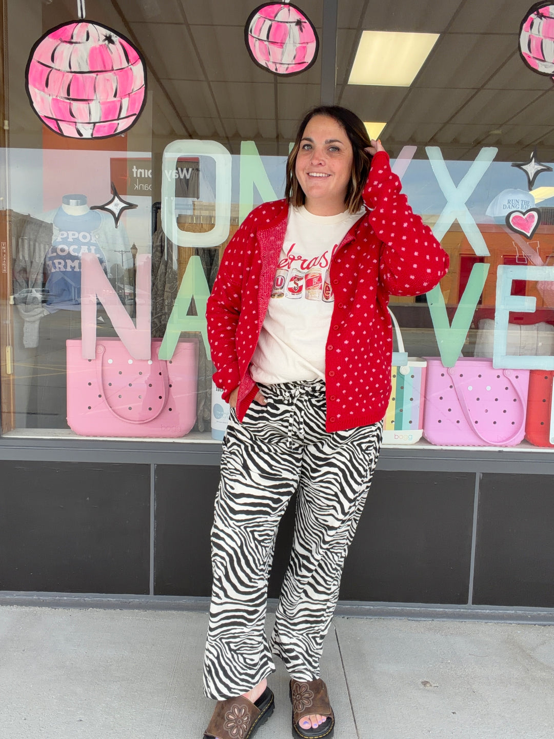 Sweet Dot Knit Cardigan