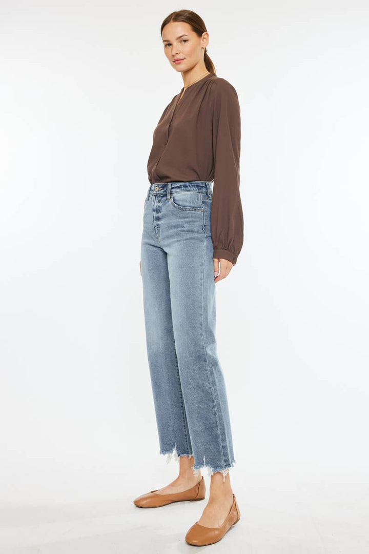 Kendall High Rise Slim Wide Leg