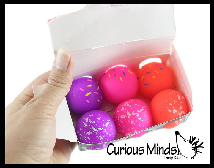 1 Nee-Doh Donut Holes Teenie Tiny Nee-Doh 6 Pack Soft Doh Fi