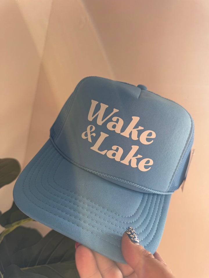 Wake & Lake Wholesale Foam Trucker Cap: Hot Pink