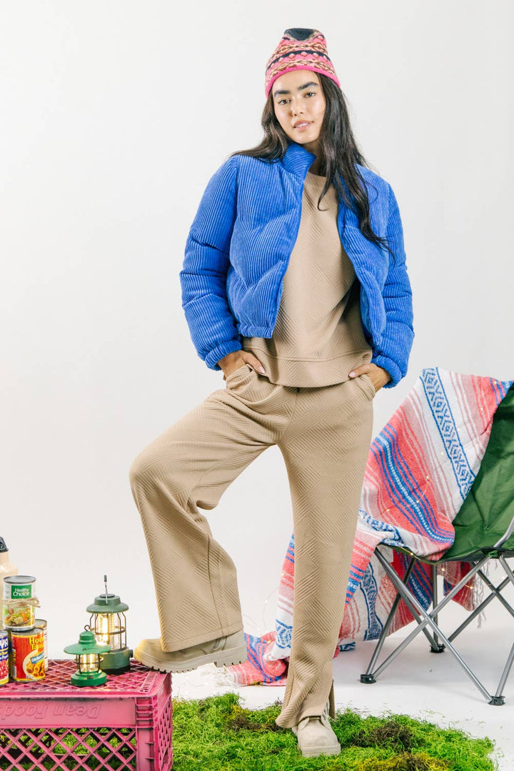 CORDUROY PUFFER JACKET