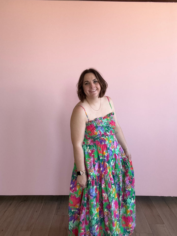 Garden Time Poplin dress