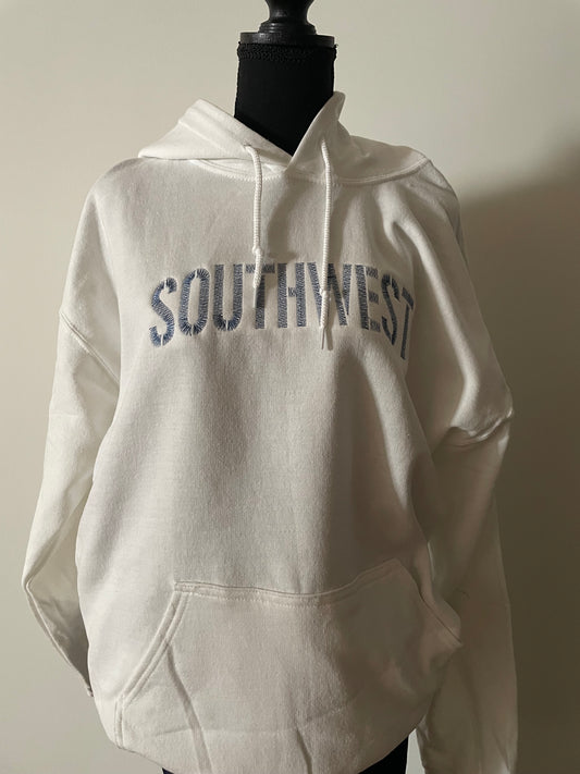 Embroidered Stitch Hoodie-southwest