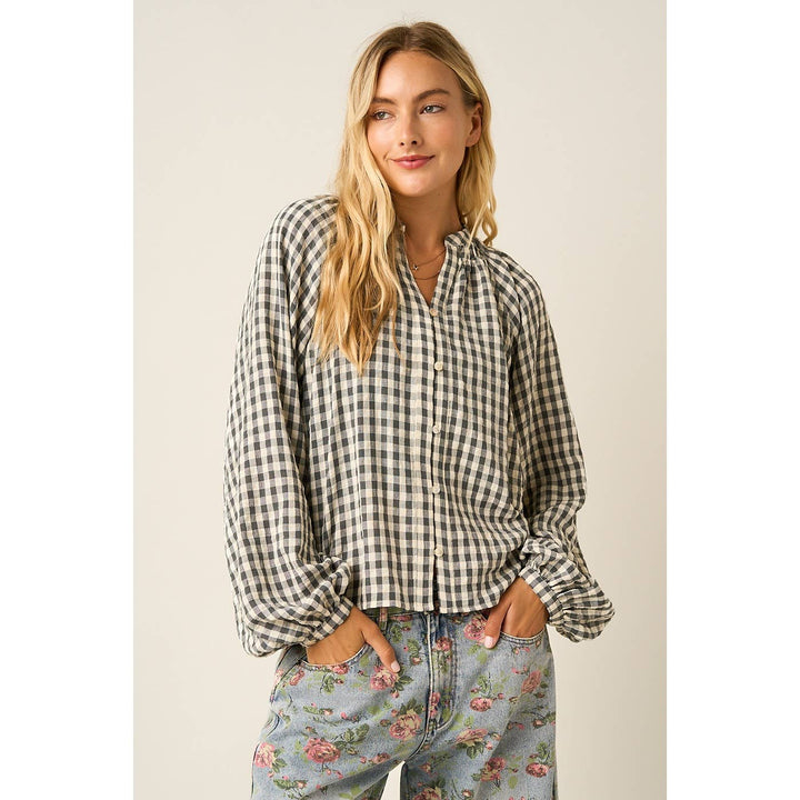 Bentley Gingham Blouse