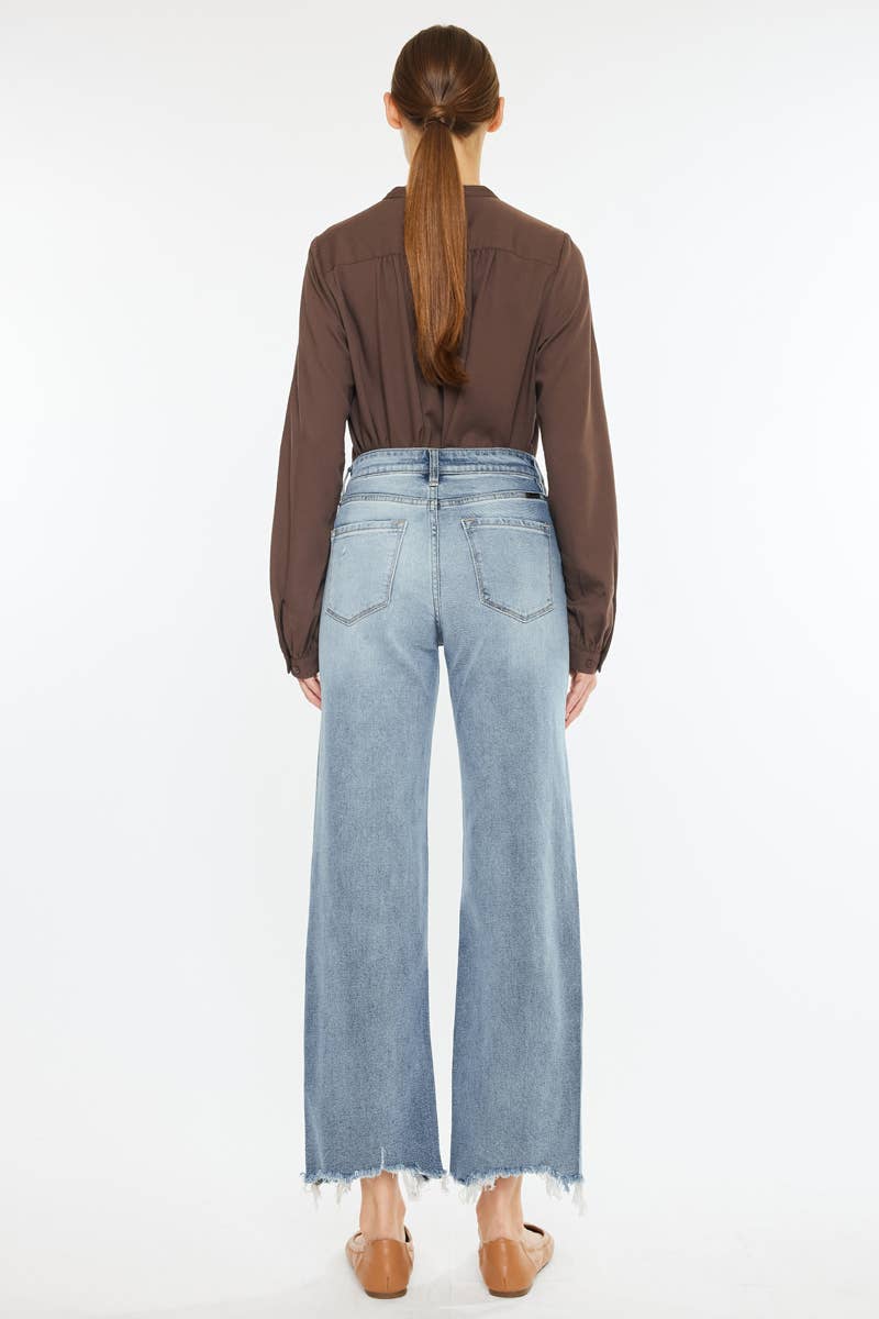 Kendall High Rise Slim Wide Leg