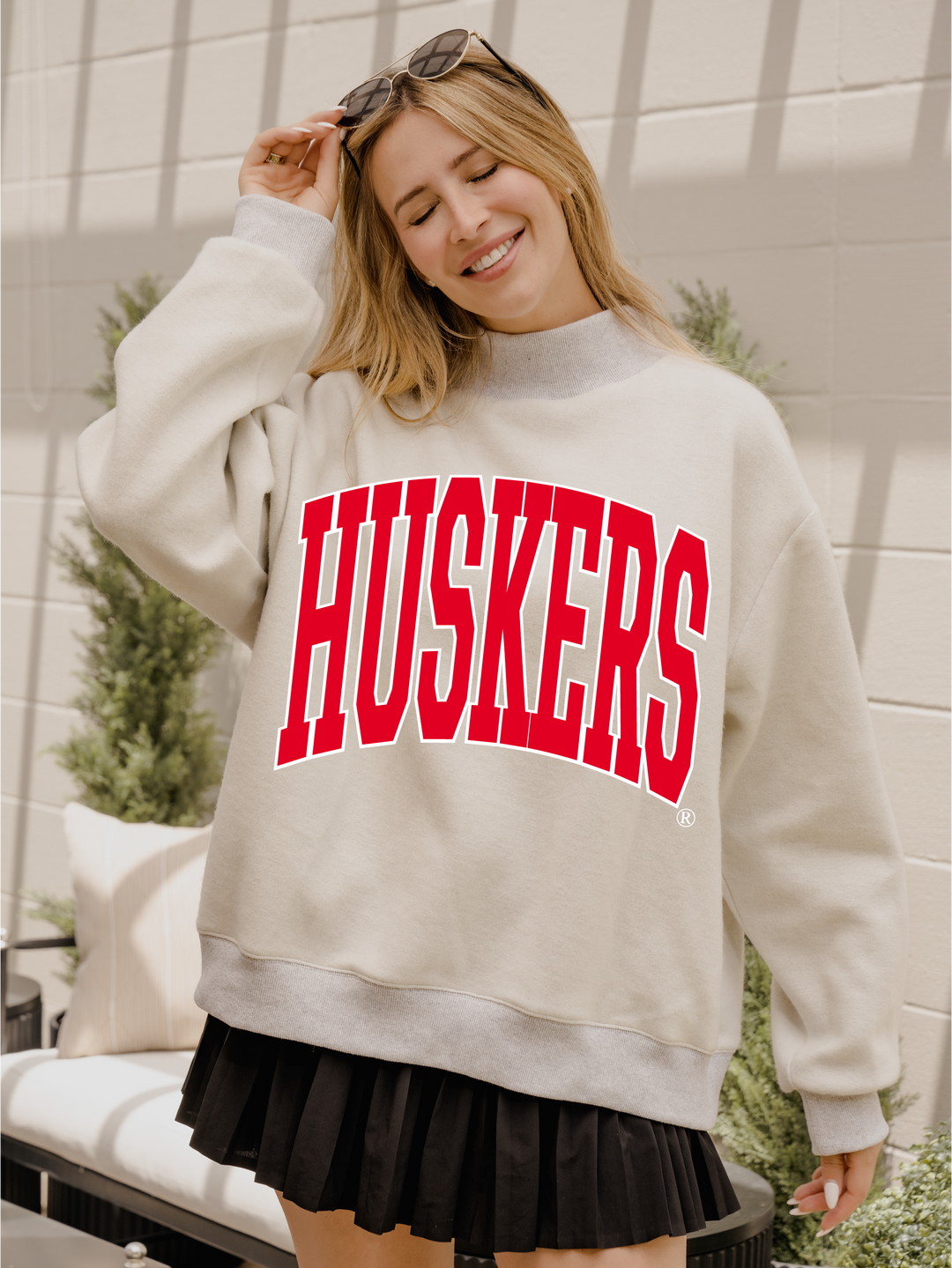 Nebraska Huskers Reversible Mock Neck