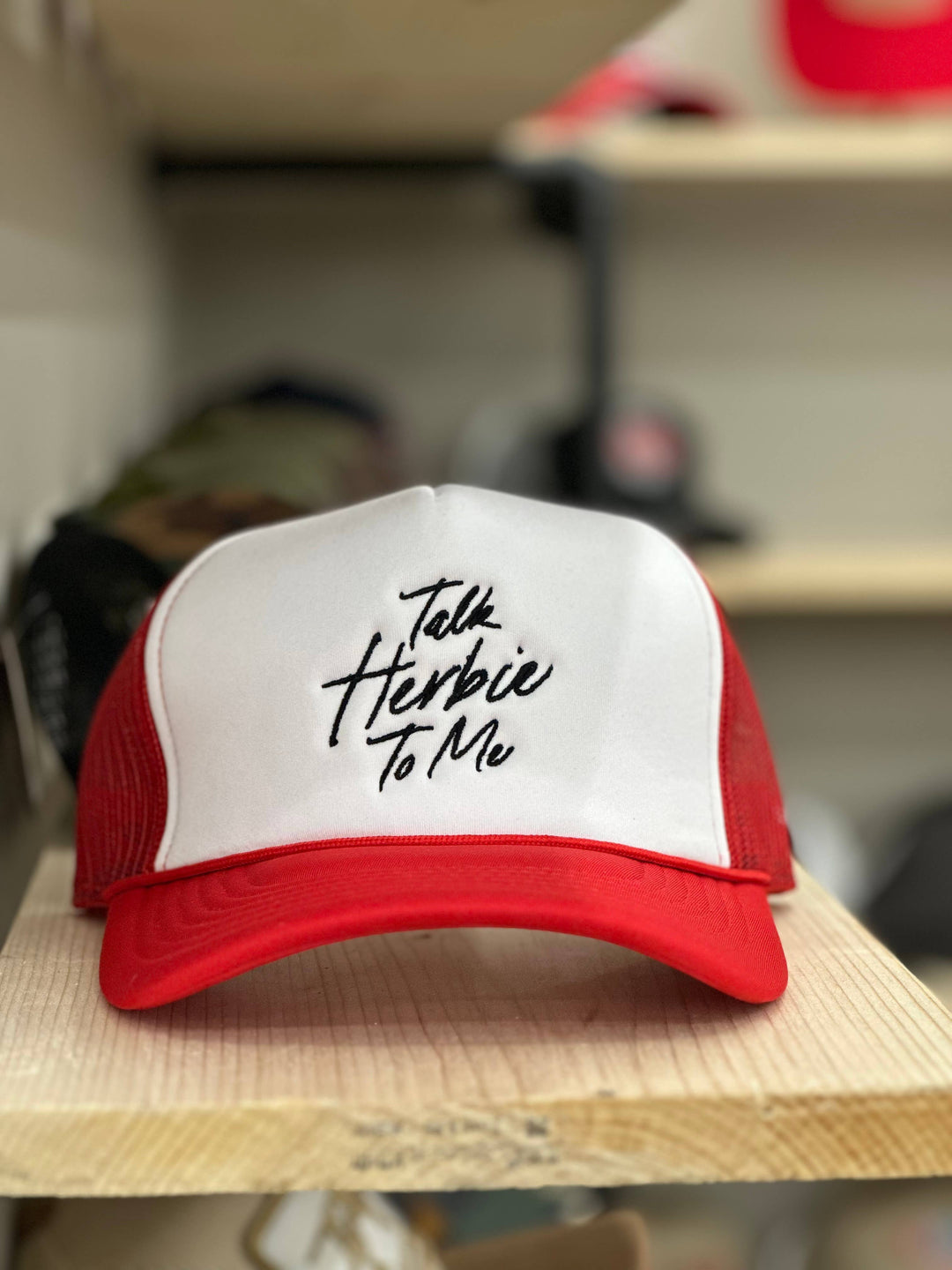 Talk Herbie To Me Foam Trucker Hat Nebraska