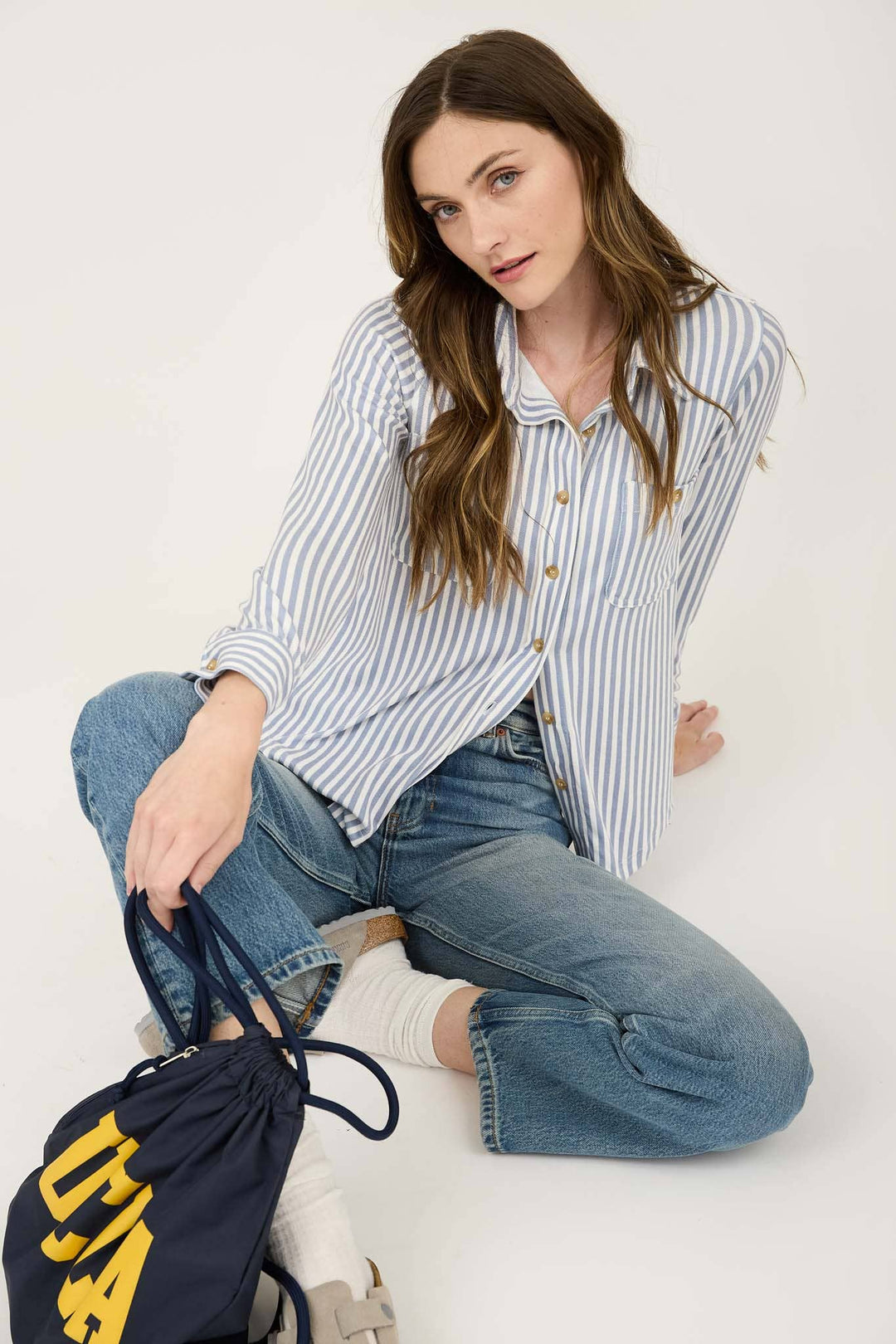Dusty Stripe Button Down Shirt