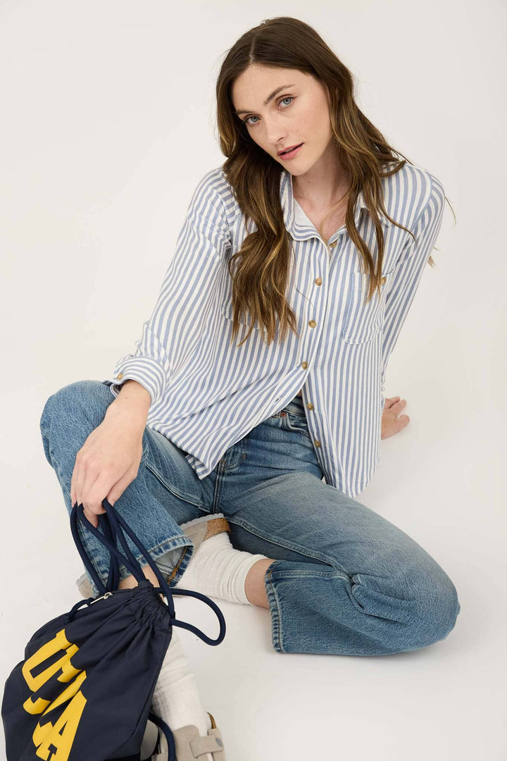 Dusty Stripe Button Down Shirt