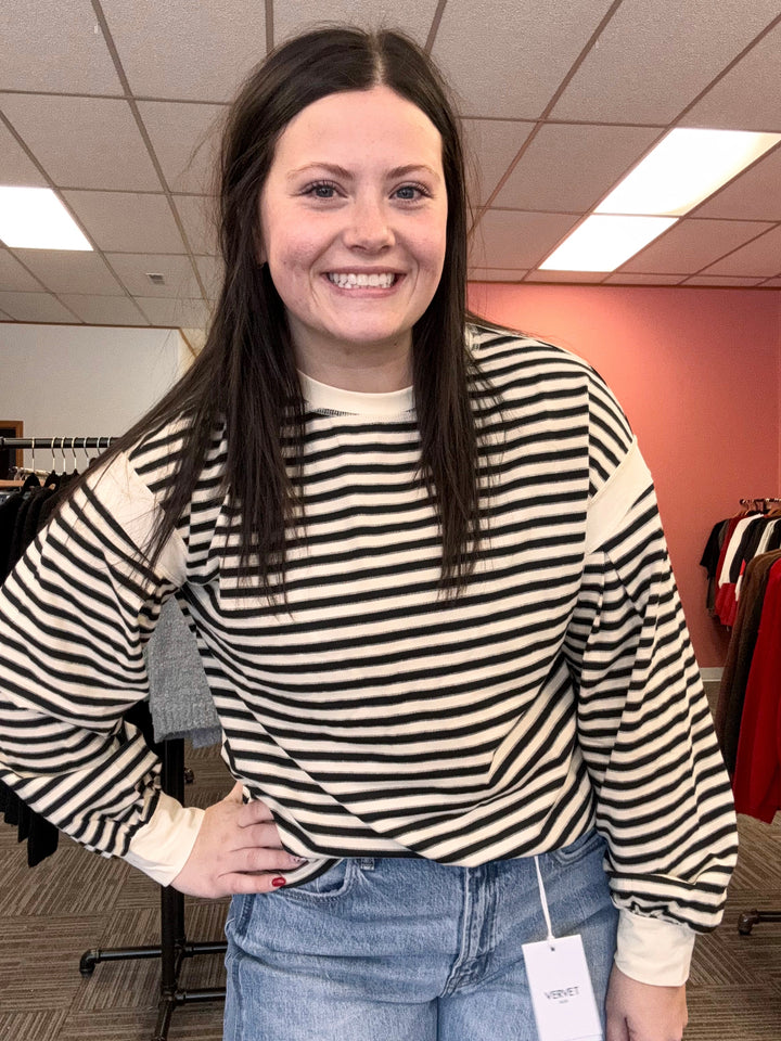Olivia striped long sleeve