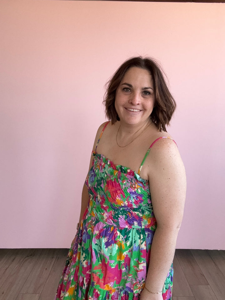 Garden Time Poplin dress