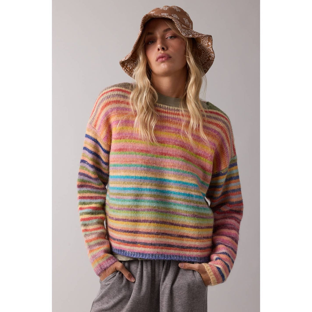 Over the rainbow sweater