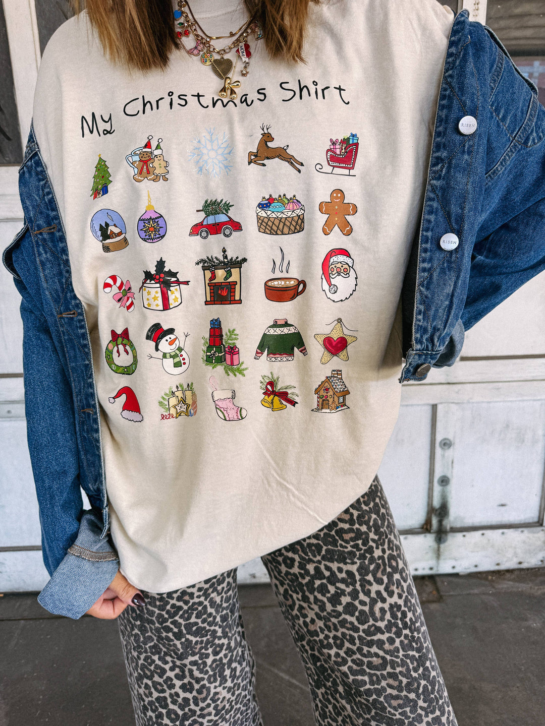 My christmas shirt graphic tee