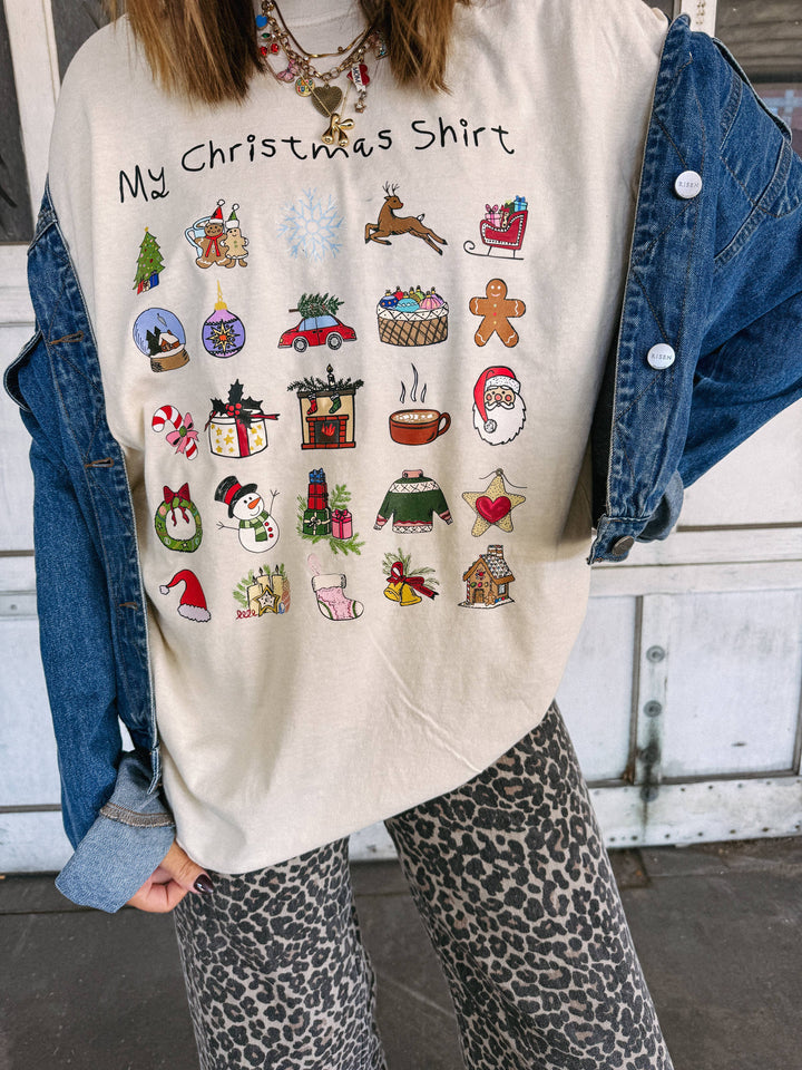 My christmas shirt graphic tee
