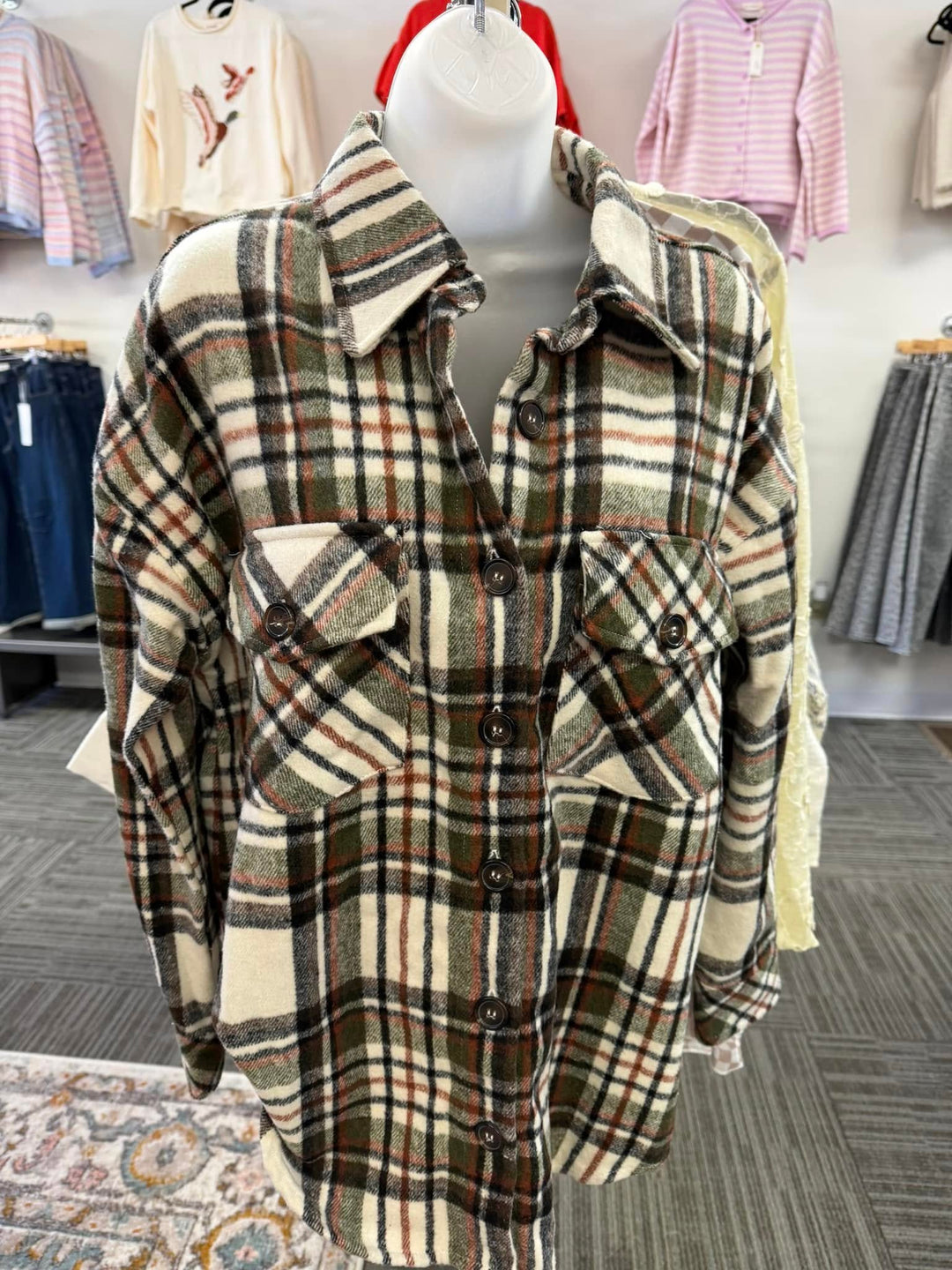 Green Plaid Jacket