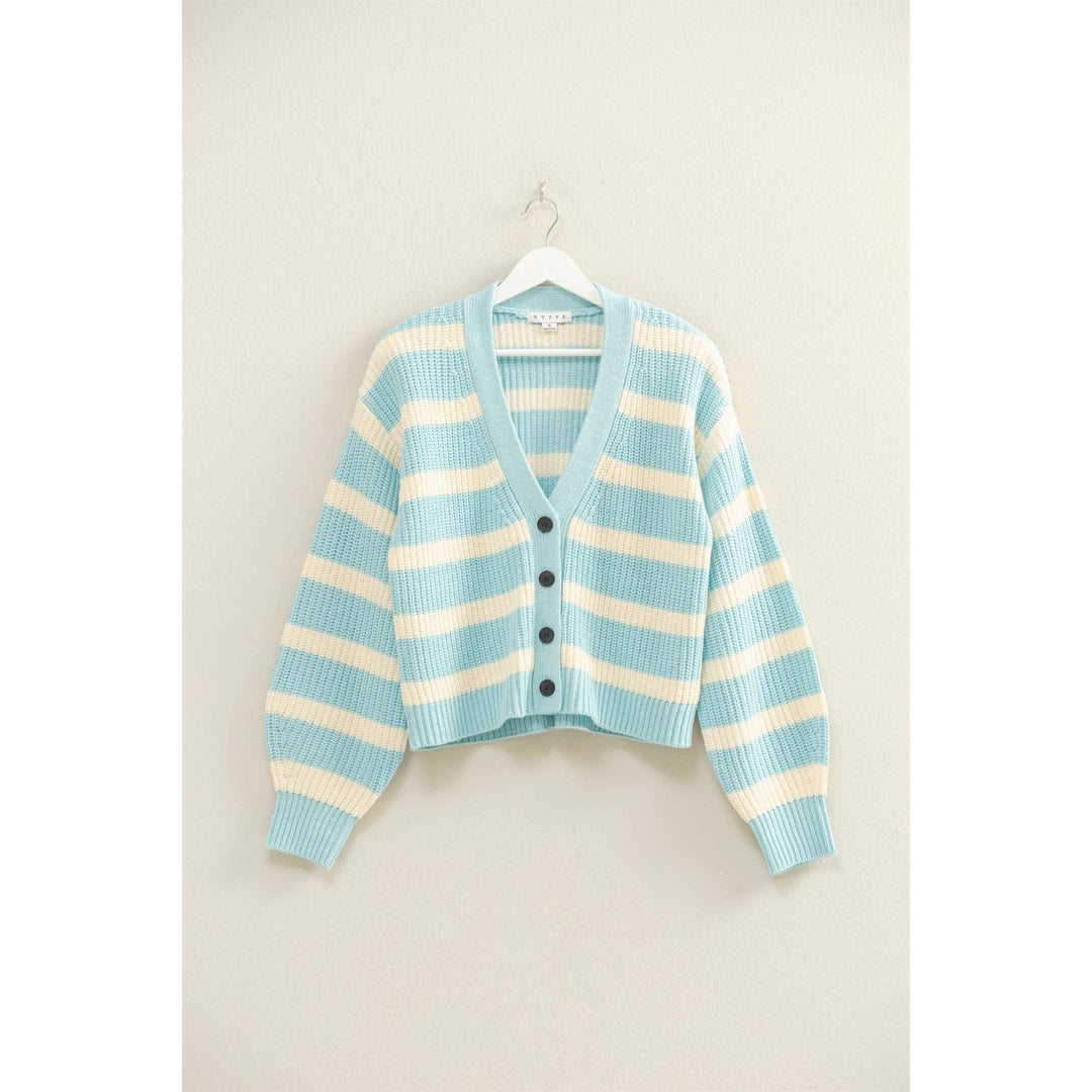 Sky Stripe Cardigan