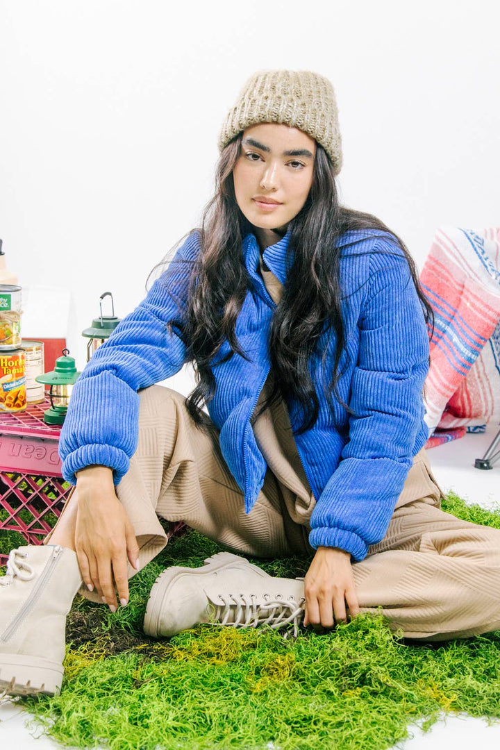 CORDUROY PUFFER JACKET