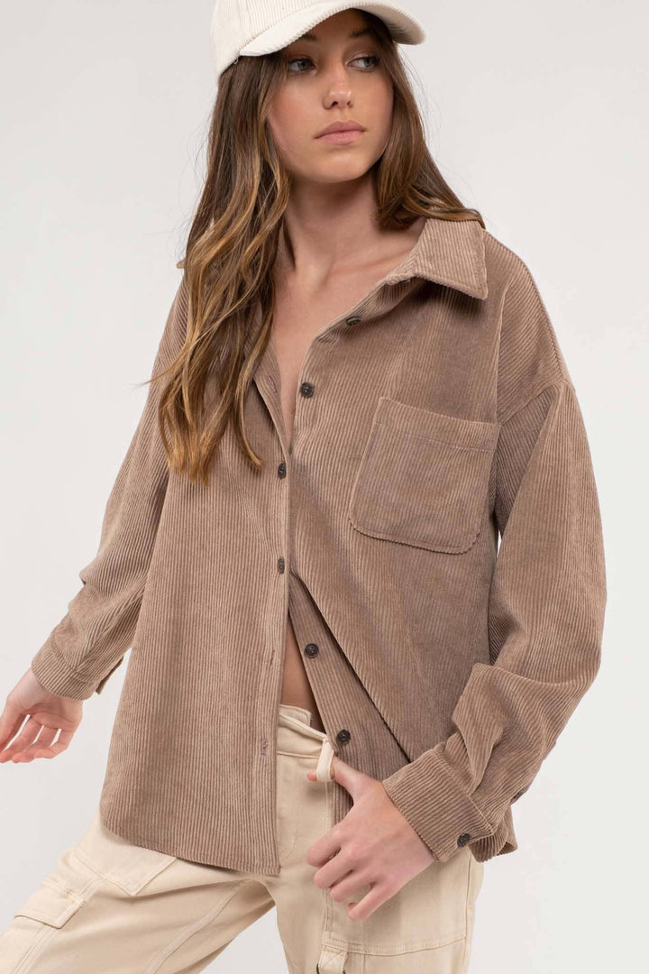 Corey CORDUROY BUTTON UP JACKET