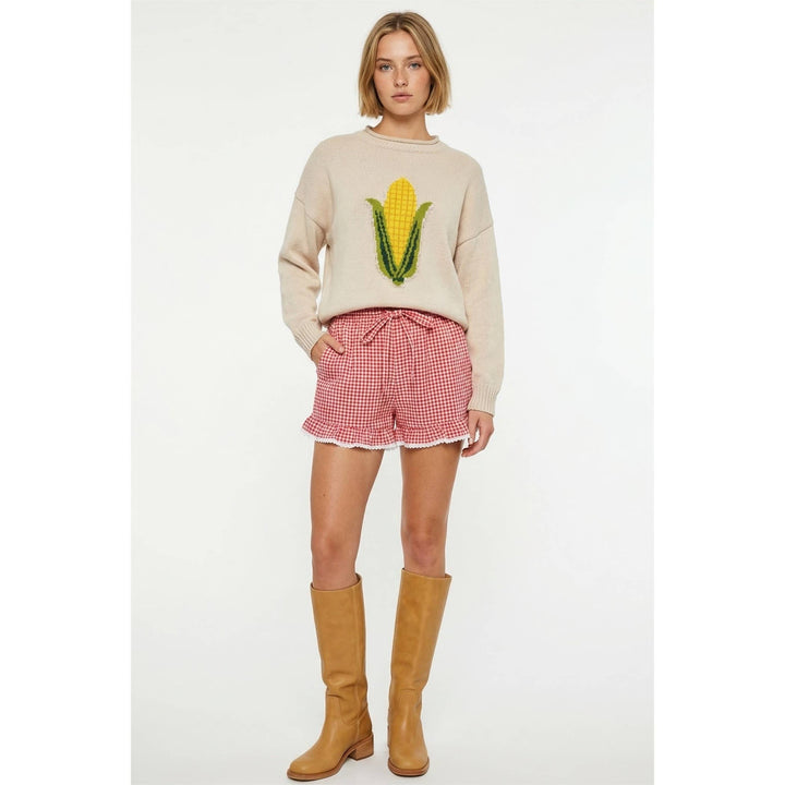 Corn pullover sweater