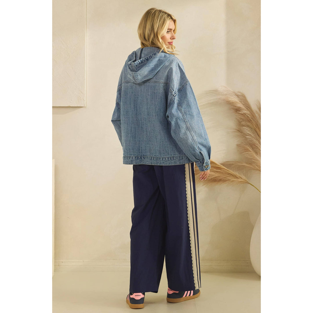 Myra Denim Jacket: Med Wash