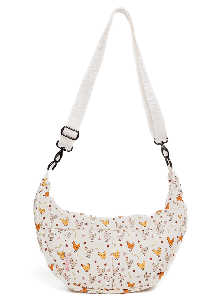 Fancy Feet Crescent Bag