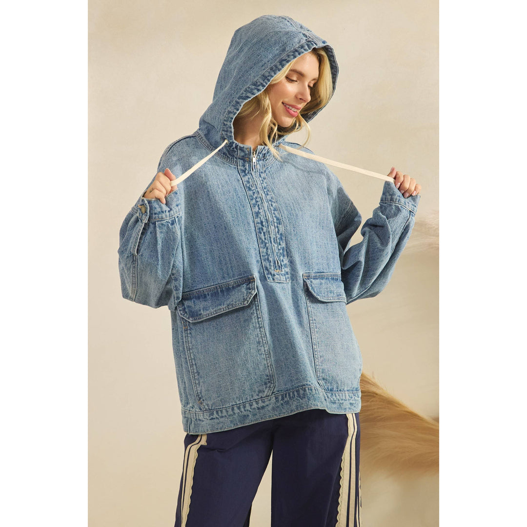 Myra Denim Jacket: Med Wash