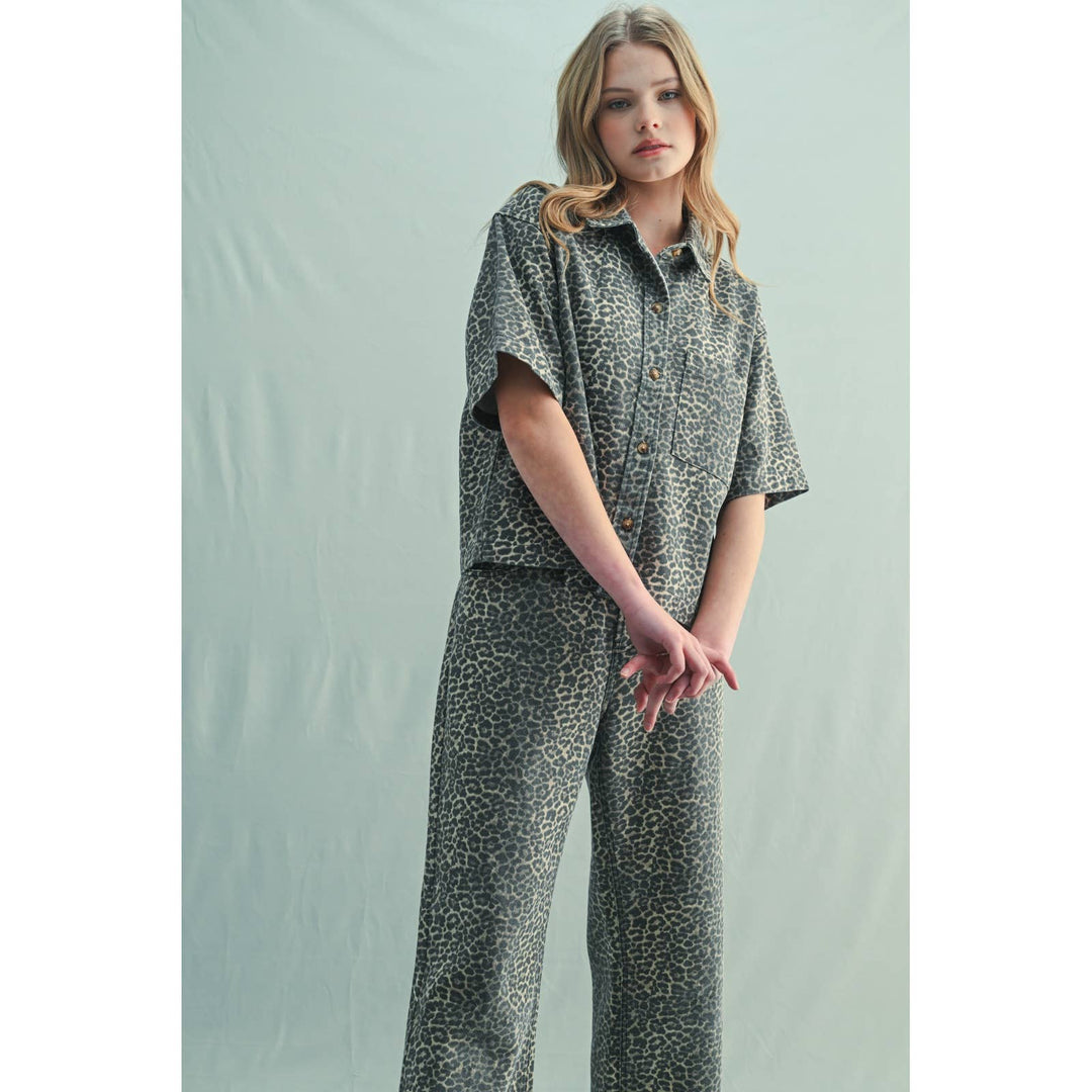 Eliza thornberry leopard top