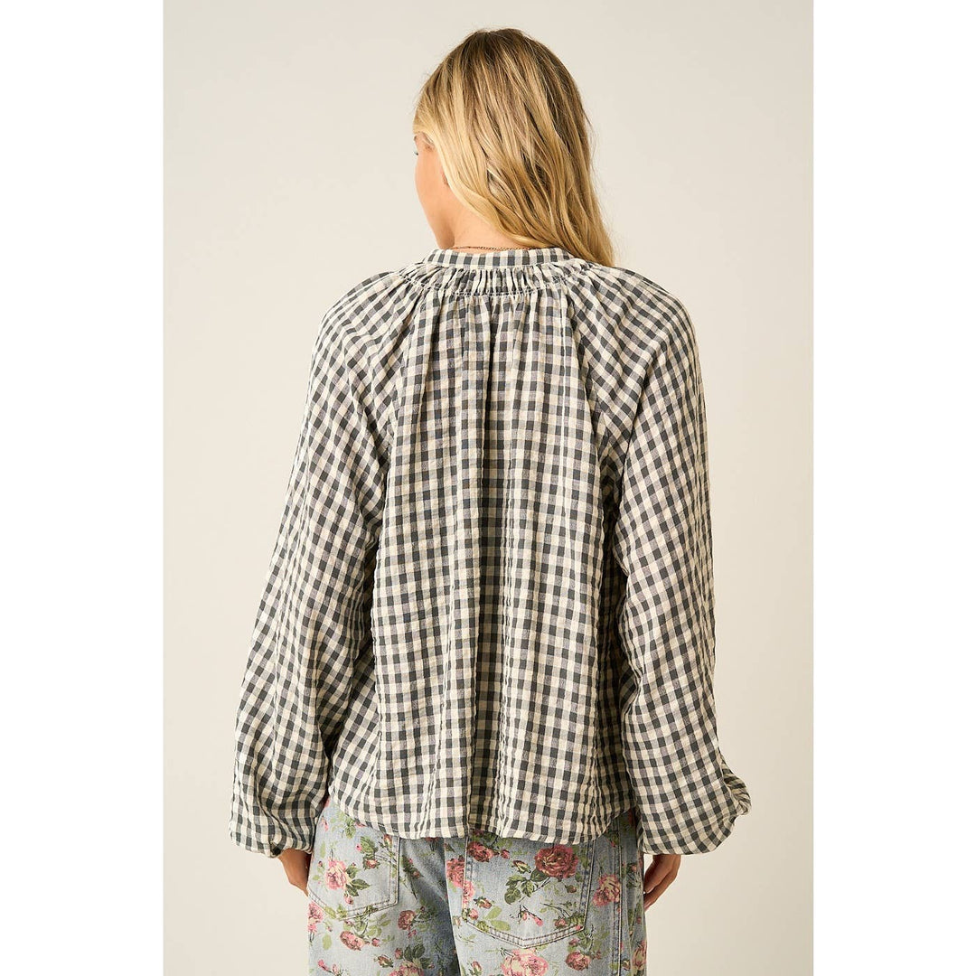 Bentley Gingham Blouse