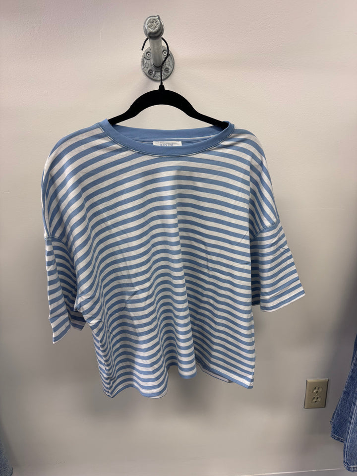 Relaxed striped tee