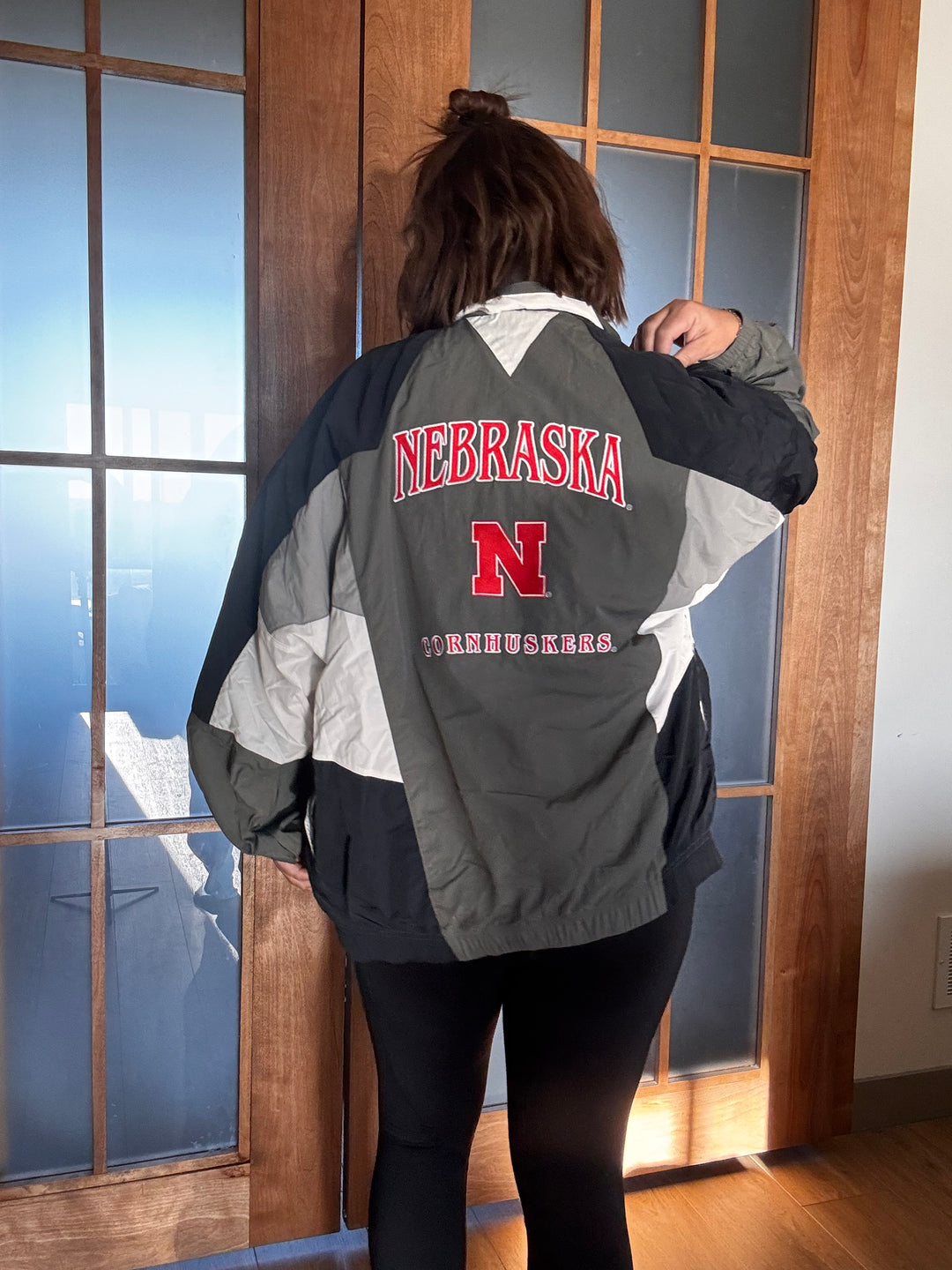 Nebraska Back in Black Track Jacket
