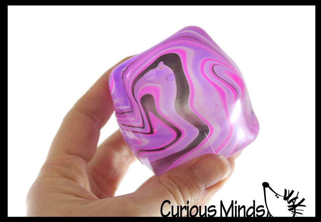 1 Swirl NeeDoh Nice Cube Ice Sugar Ball - Thick Glue/Gel