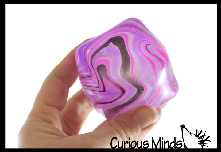1 Swirl NeeDoh Nice Cube Ice Sugar Ball - Thick Glue/Gel