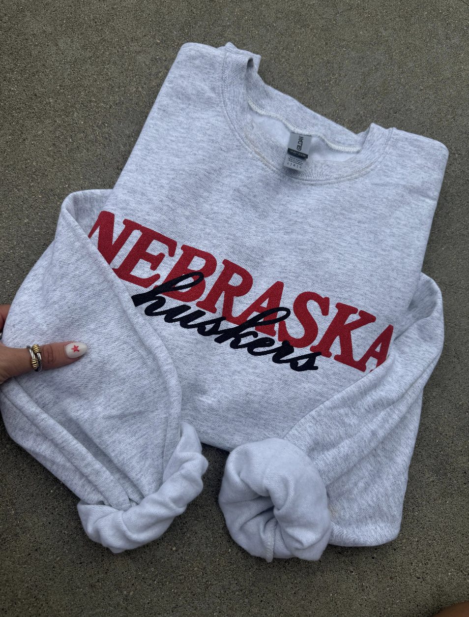 Nebraska Huskers Layered Crew