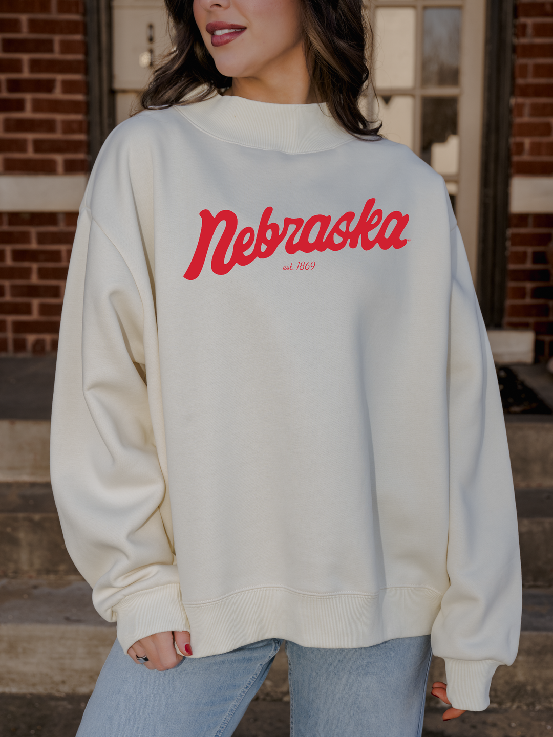 Nebraska Mock Neck