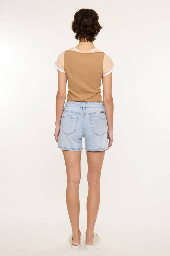 Cosmic mid rise denim short