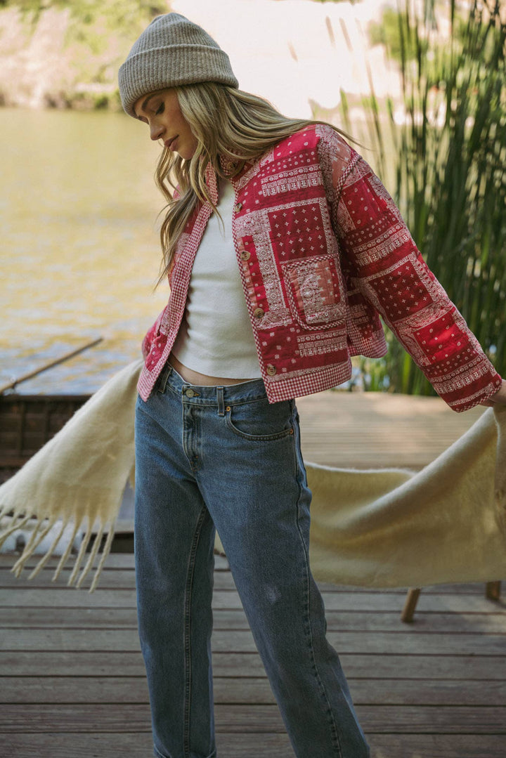 Bandana quilt jacket